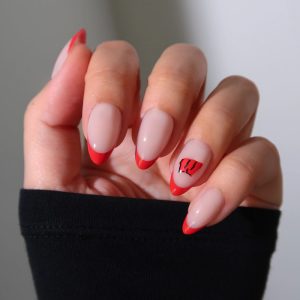 Wisconsin Badgers Press-On Nail Set